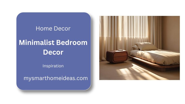 minimalist bedroom decor